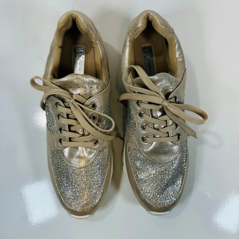 INC International Concepts‎ Pakiss Embellished Sneakers Size 8.5